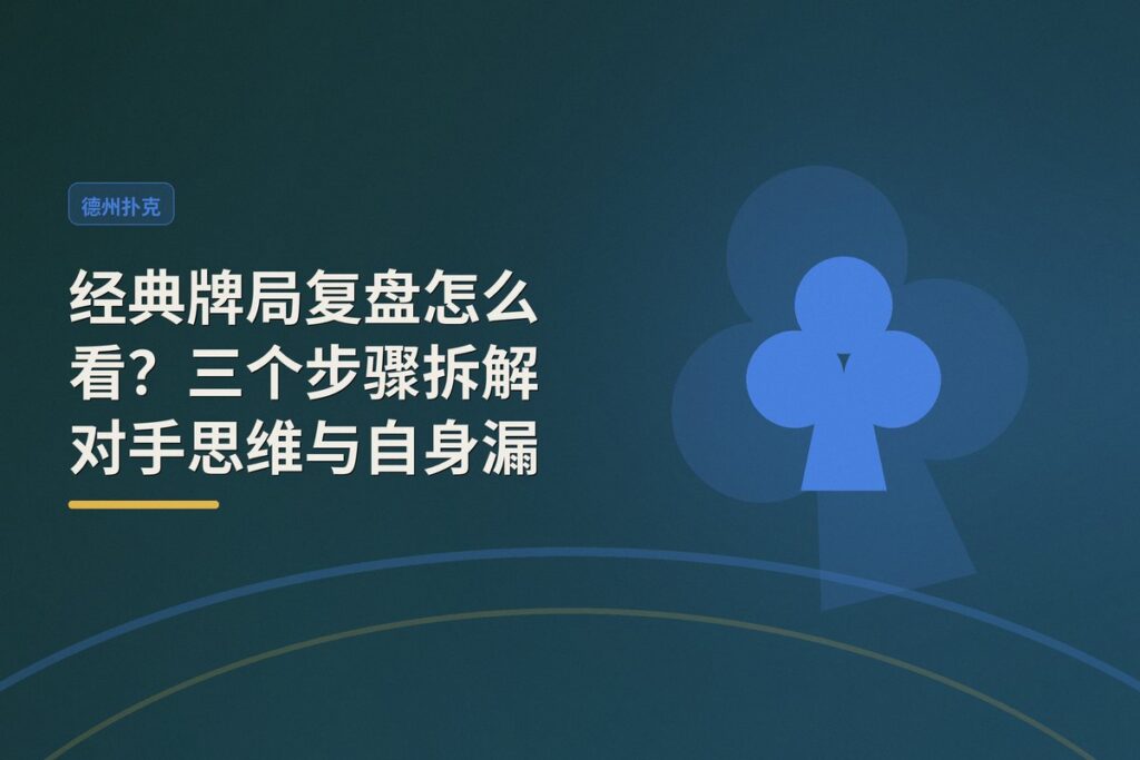 经典牌局复盘怎么看 - 经典牌局复盘怎么看?三个步骤拆解对手思维与自身漏洞