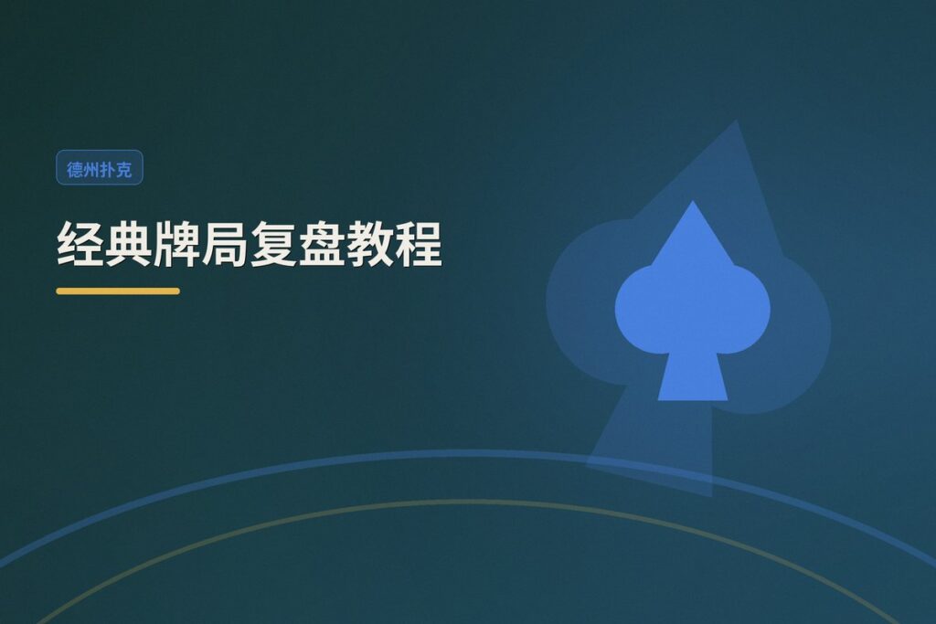 经典牌局复盘教程 - 经典牌局复盘教程:三步拆解高手决策,提升你的德扑水平
