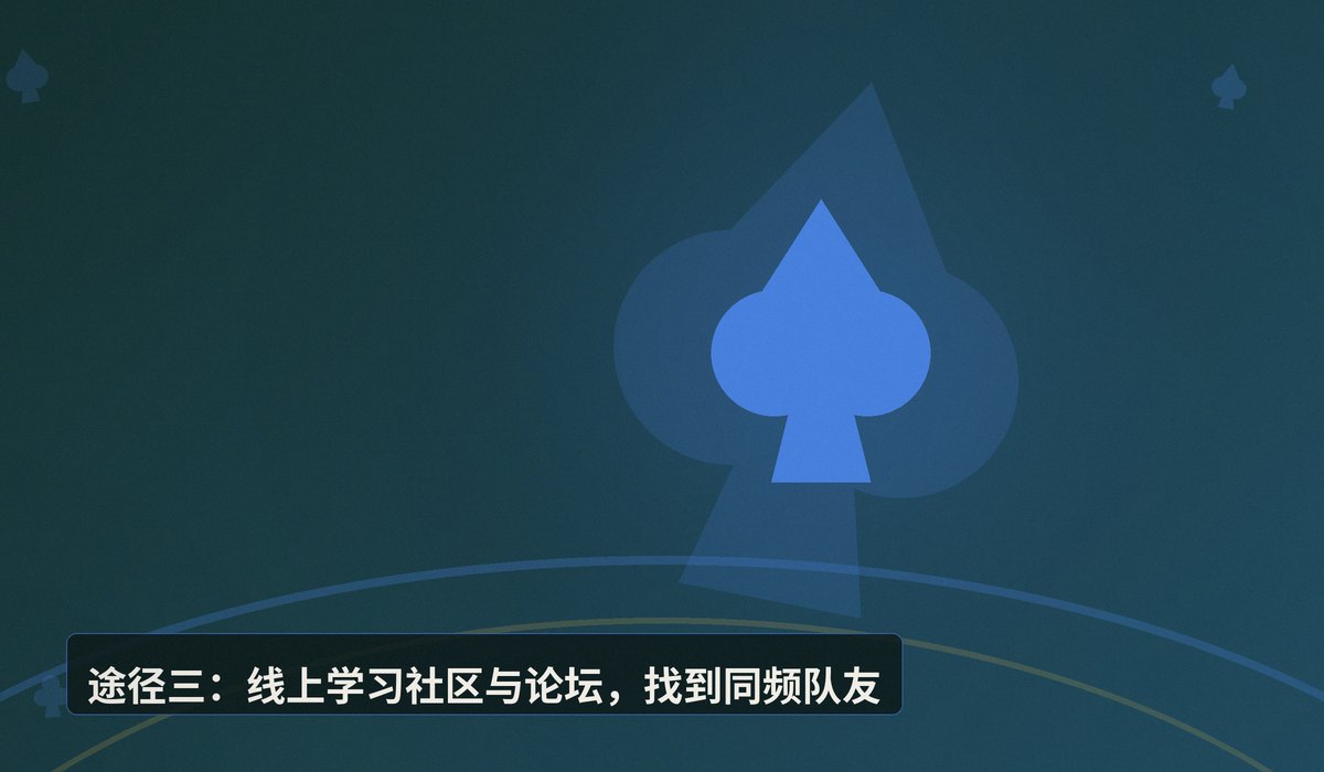 新手怎么找牌友一起学德州 - 新手学德州扑克，怎么找牌友一起练？三种高效途径解析