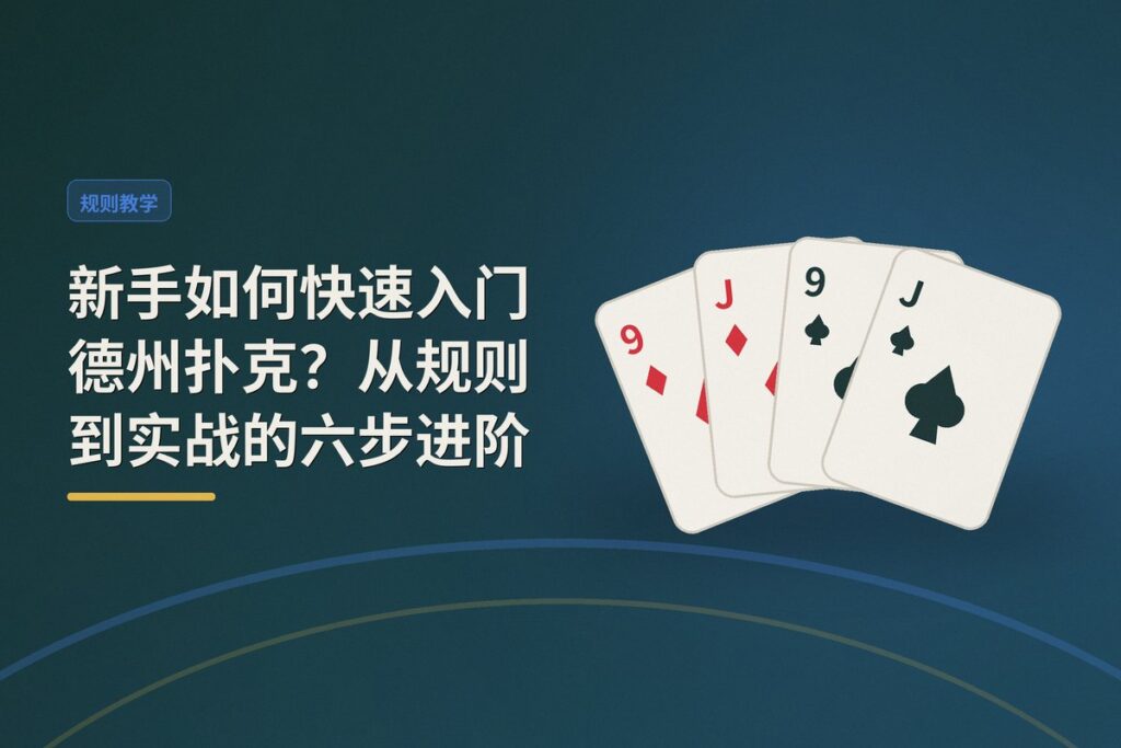 新手如何快速入门德州扑克 - 新手如何快速入门德州扑克？从规则到实战的六步进阶指南