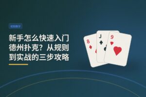 新手怎么快速入门德州扑克？从规则到实战的三步攻略