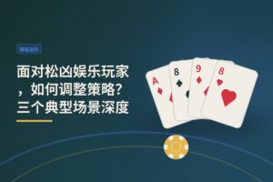 面对松凶娱乐玩家，如何调整策略？三个典型场景深度拆解