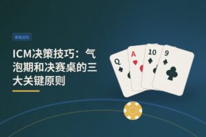 【锦标赛策略】ICM决策技巧：气泡期和决赛桌的三大关键原则