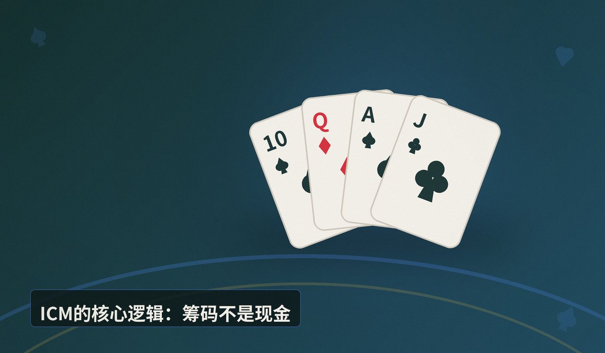 ICM锦标赛决策 - ICM锦标赛决策：决赛桌如何用独立筹码模型优化弃牌与加注？