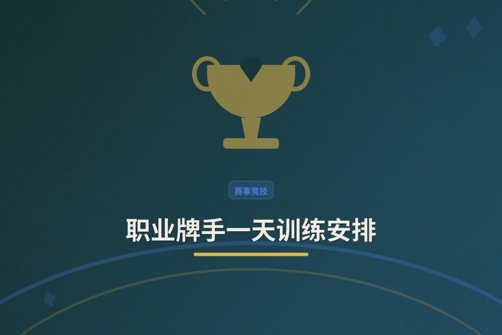 职业牌手一天训练安排 - 职业牌手一天训练安排：从复盘到实战的完整日程解析
